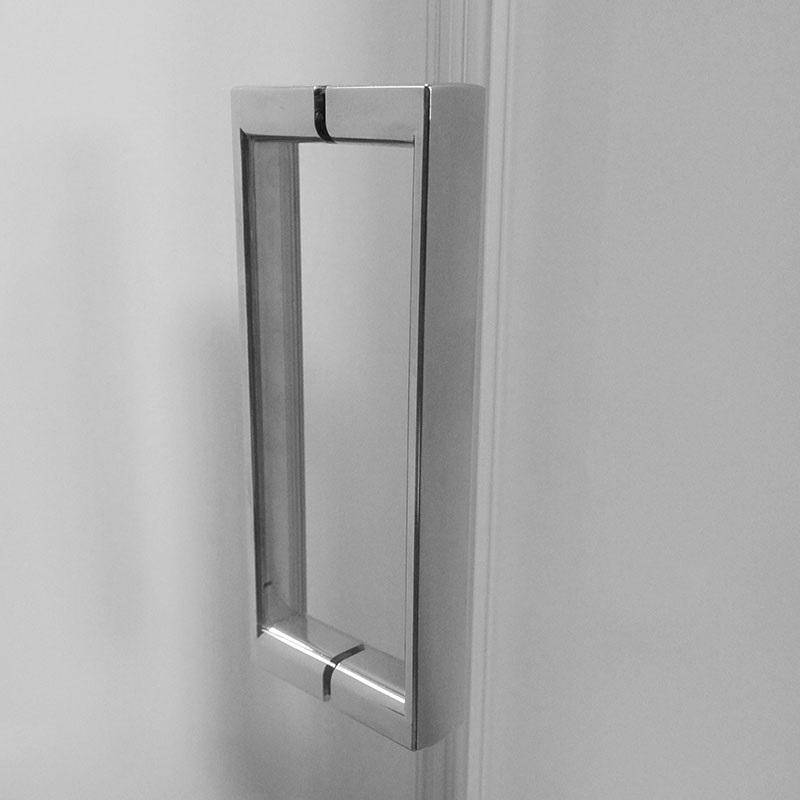 MEREO - Sprchové dveře, LIMA, dvoudílné, zasunovací, 100x190 cm, chrom ALU, sklo Čiré (CK80403K)