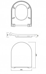 CERSANIT - WC sedátko INVERTO SLIM duroplast SOFT CLOSE, EASY OFF ONE BUTTON (K98-0187), fotografie 14/7