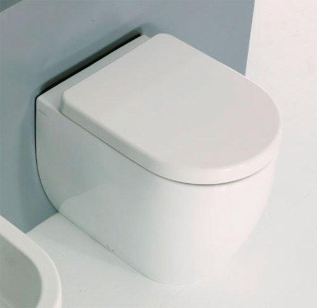 KERASAN - FLO WC mísa stojící, 36x42x51,5cm, spodní/zadní odpad (311601)