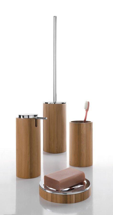 Gedy - ALTEA WC štětka na postavení, bambus (AL3335)
