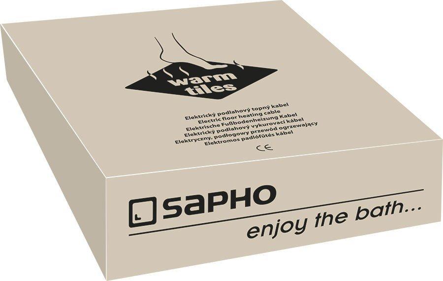 SAPHO - WARM TILES topný kabel do koupelny 0,9-1,5m2, 200W (WTC12)