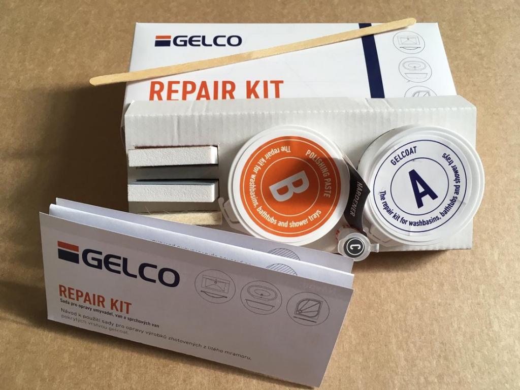 GELCO - REPAIR SET opravná sada pro litý mramor (REPAIR SET)