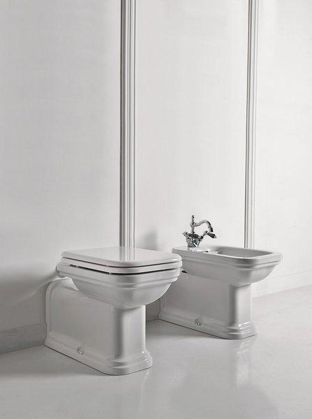 KERASAN - WALDORF WC mísa stojící, 37x42x65cm, spodní/zadní odpad (411601)