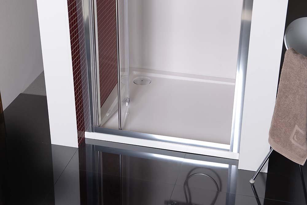POLYSAN - LUCIS LINE skládací sprchové dveře 900mm, čiré sklo (DL2815)