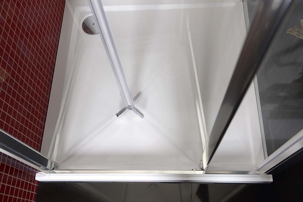 POLYSAN - LUCIS LINE skládací sprchové dveře 900mm, čiré sklo (DL2815)