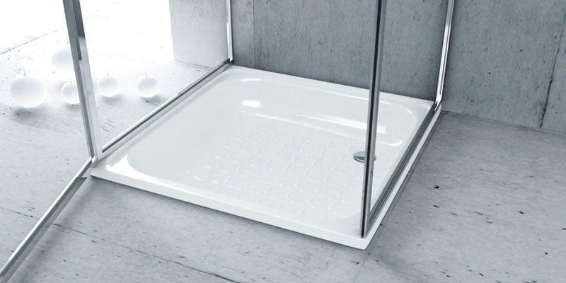 SAPHO - Smaltovaná sprchová vanička, čtverec 70x70x12cm, bílá (PD70X70)