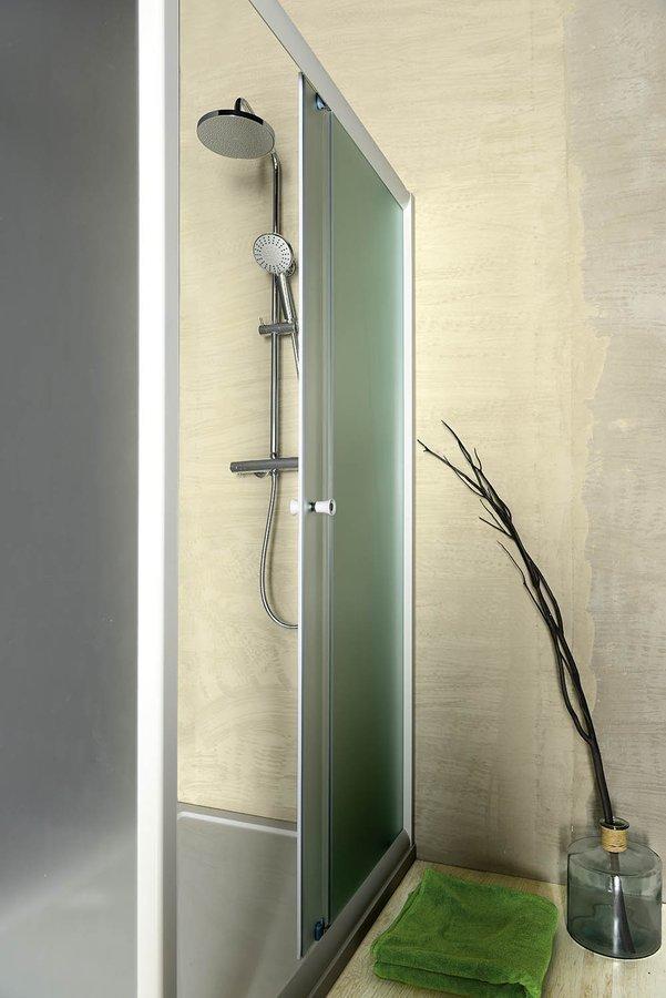 AQUALINE - AMADEO posuvné sprchové dveře 1200 mm, sklo Brick (BTS120)