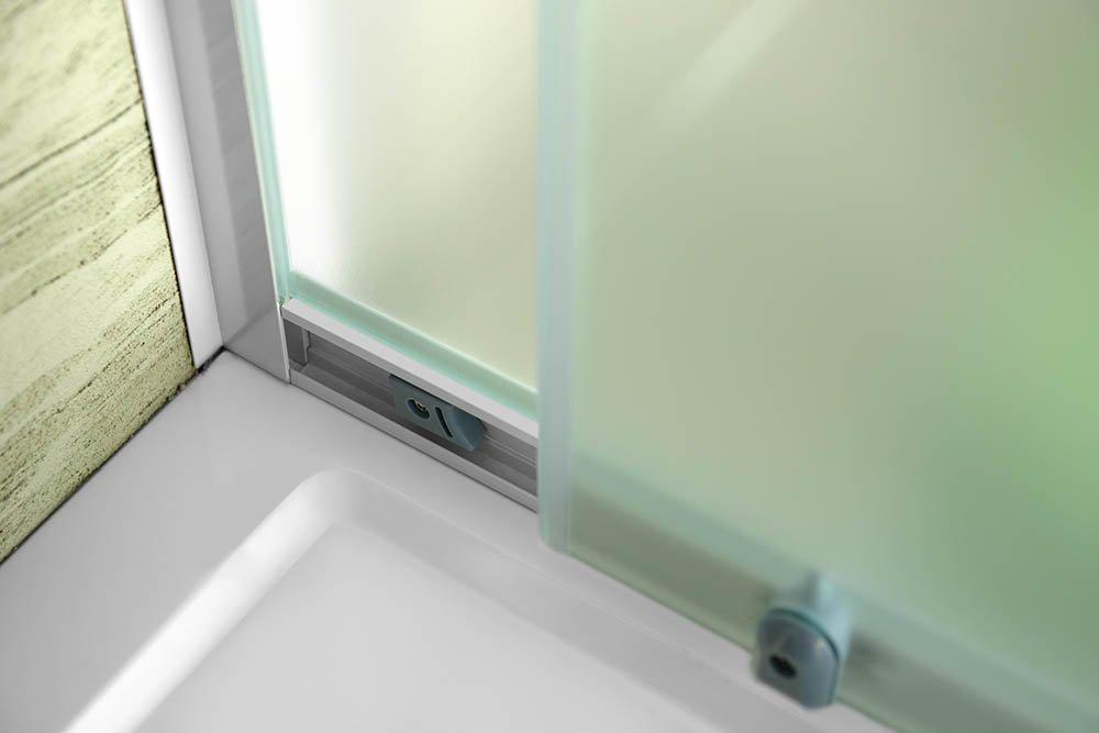 AQUALINE - AMADEO posuvné sprchové dveře 1200 mm, sklo Brick (BTS120)