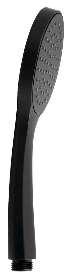 SAPHO - Ruční sprcha, 1 funkce, průměr 102mm, ABS/černá (SK736)