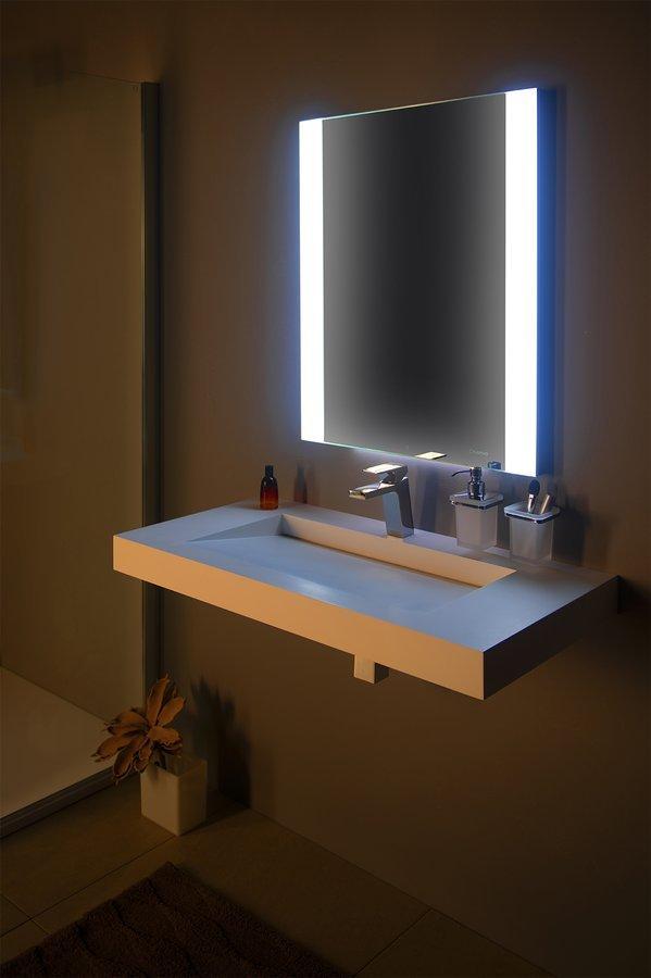 SAPHO - DURANGO zrcadlo s LED osvětlením 600x800mm, bezdotykový senzor (DG060)