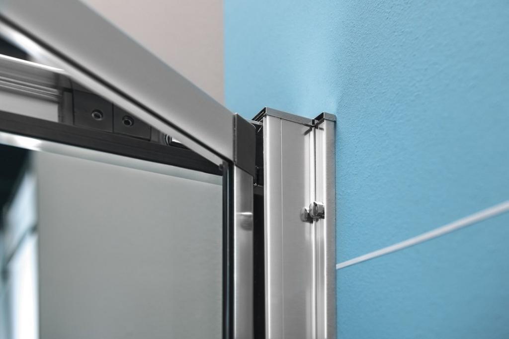 POLYSAN - EASY LINE sprchové dveře skládací 1000mm, čiré sklo (EL1910)