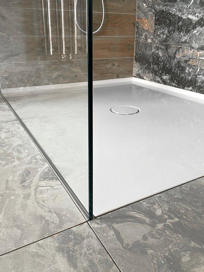 POLYSAN - ARCHITEX LINE sada pro uchycení skla, podlaha-stěna-strop, max. š. 1600 mm, leštěný hliník (AL2816)