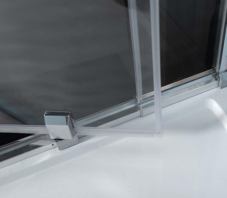 POLYSAN - EASY LINE třístěnný sprchový kout 900-1000x900mm, pivot dveře, L/P varianta, čiré sklo (EL1715EL3315EL3315)