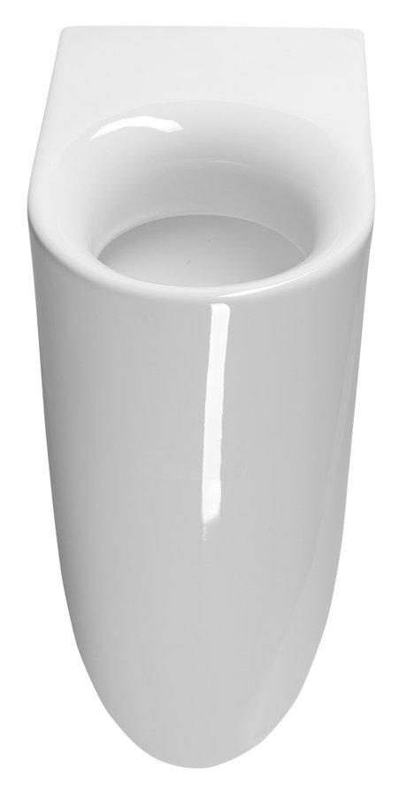 GSI - PURA urinál se zakrytým přívodem vody, 25x61 cm, bílá ExtraGlaze (889711)