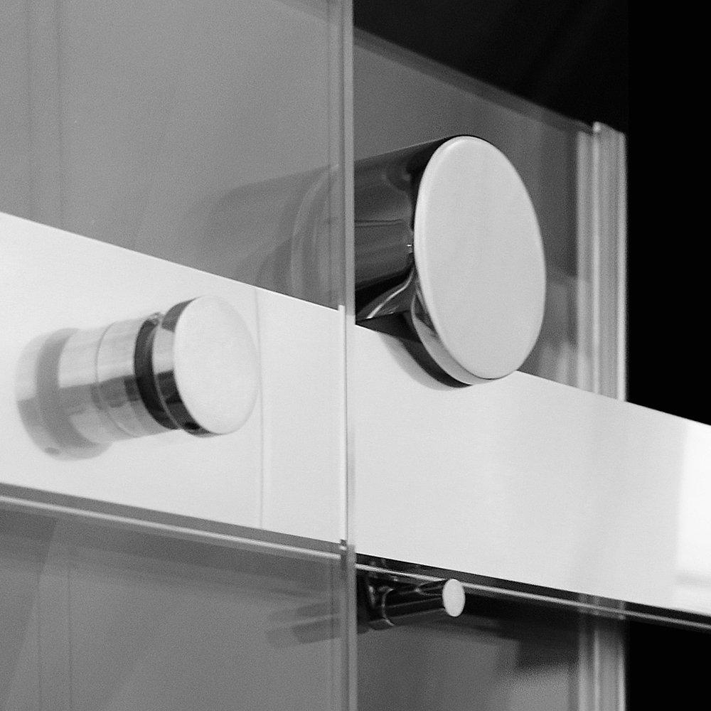 Aquatek - TEKNOSOFT B2 100 - Luxusní sprchové dveře zasouvací 97-101 cm, sklo 8mm (TEKNOSOFTB2100)
