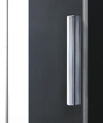 Aquatek - Nobel B2 - Luxusní sprchové dveře zasouvací s brzdou 177-181cm, sklo 8mm (NOBELB2180)