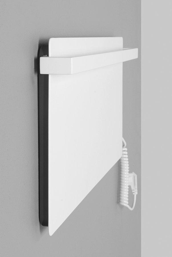 SAPHO - ELMIS elektrický sušák ručníků 600x300mm, 90W, hliník, bílá mat (EB620)