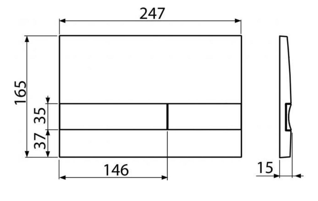 ALCAPLAST  Sádromodul - předstěnový instalační systém s bílým/ chrom tlačítkem M1720-1 + WC REA Carlo Mini Basic Rimless + SEDÁTKO (AM101/1120 M1720-1 CB1)