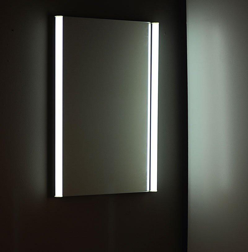 SAPHO - ALIX zrcadlo s LED osvětlením 55x70x5cm, bílá (AX355)