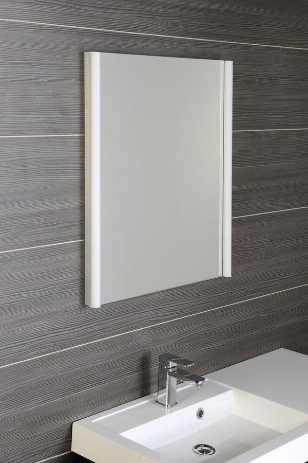 SAPHO - ALIX zrcadlo s LED osvětlením 65x70x5cm, bílá (AX365)