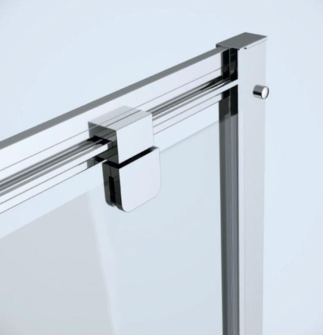 CERSANIT - Sprchové dveře ARTECO 90x190, kyvné, čiré sklo (S157-008) 2.jakost