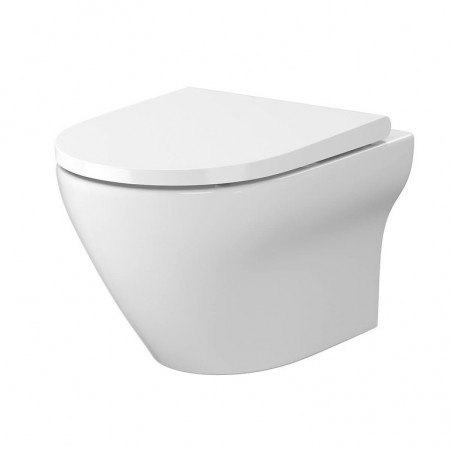 CERSANIT - SET B331 WC mísa LARGA OVAL Cleanon + sedátko SLIM (S701-472)
