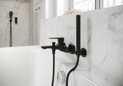 CERSANIT - Vanov&aacute; baterie LARGA 150 mm čern&aacute; (S951-376), fotografie 2/3