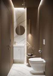 CERSANIT - SET B331 WC mísa LARGA OVAL Cleanon + sedátko SLIM (S701-472), fotografie 10/10