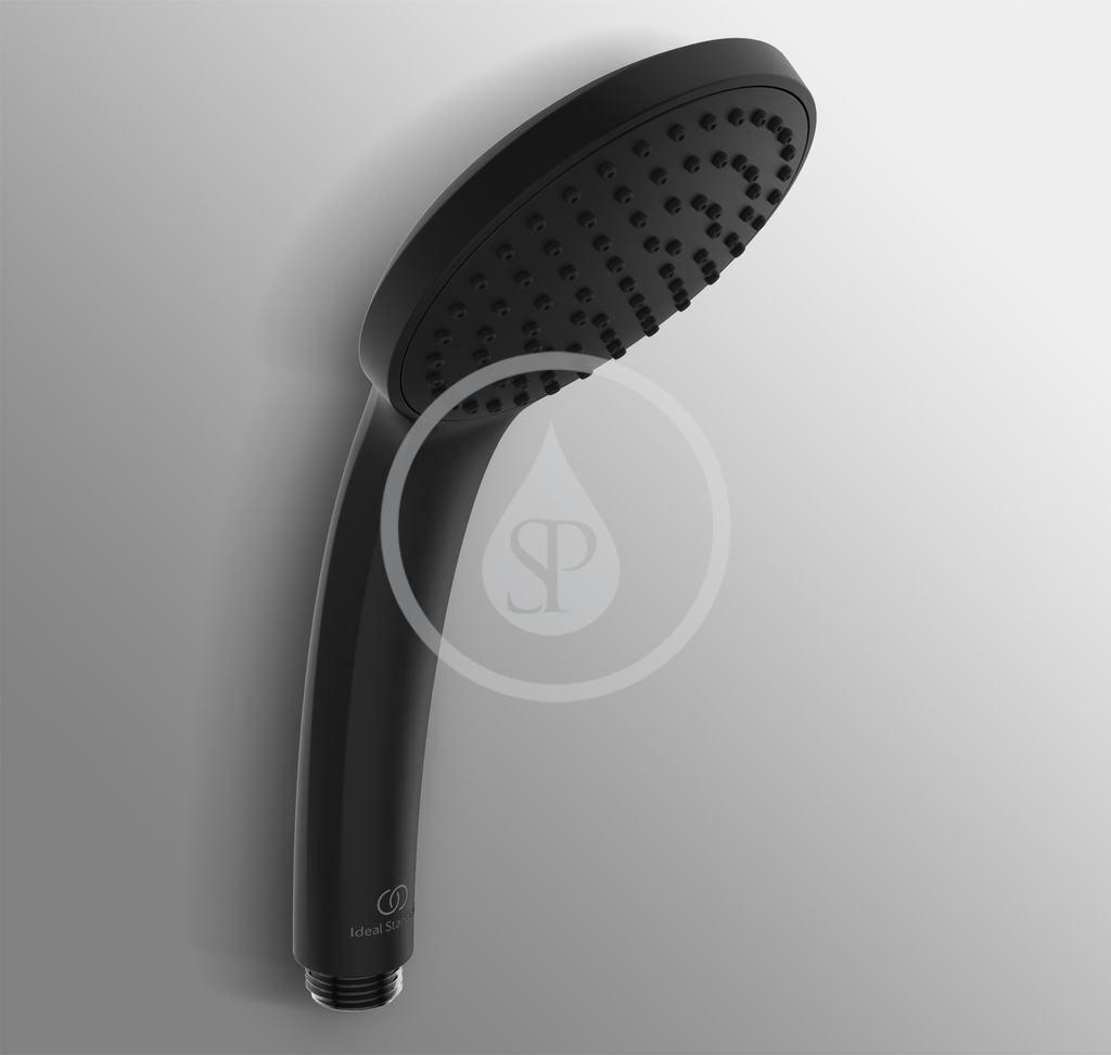 IDEAL STANDARD - Idealrain Sprchová hlavice 100 mm, 1 proud, černá (B9402XG)