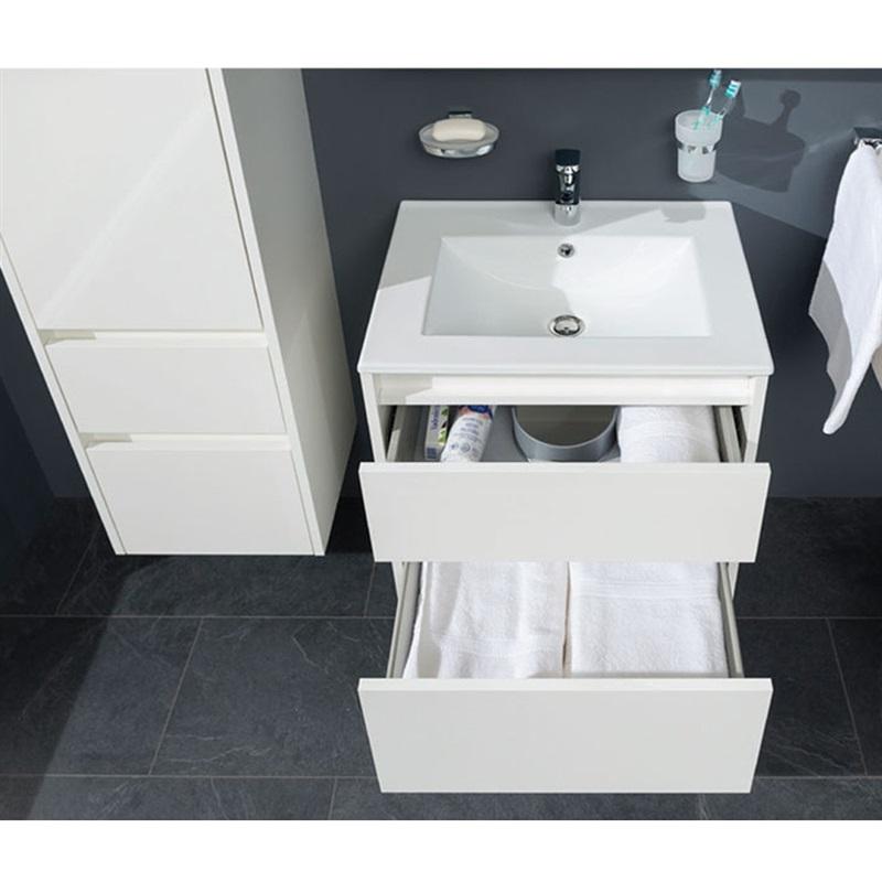 MEREO - Opto, koupelnová skříňka 61 cm, bílá (CN910S)