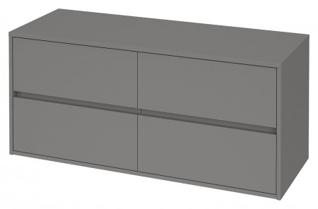 CERSANIT - Umyvadlová skříňka CREA s deskou 120, šedá mat (S931-006)