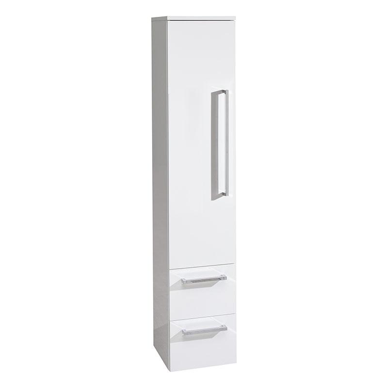MEREO Bino, koupelnová skříňka vysoká 163 cm, levá, bílá CN667