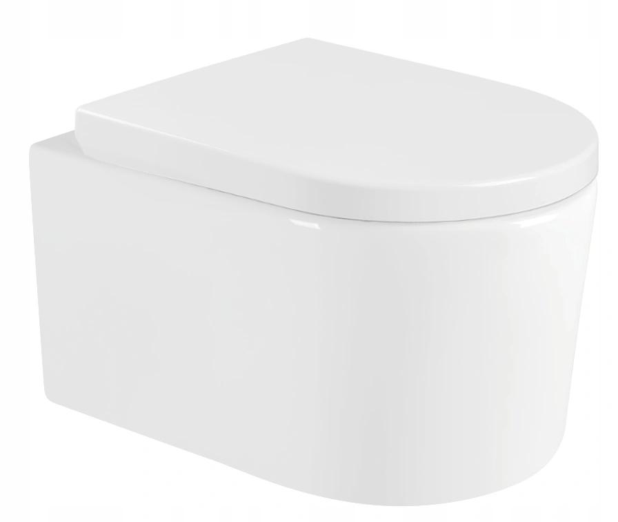 MEXEN/S Sofia Závěsná WC mísa včetně sedátka s pomalým trwarda, duroplast, bílá 30540200