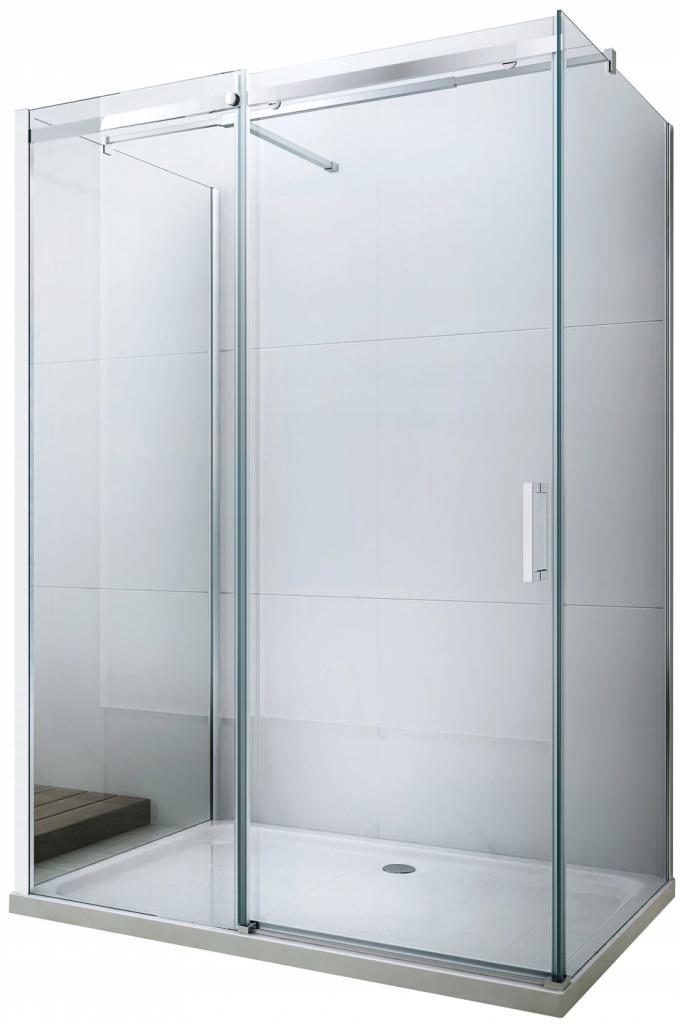MEXEN/S OMEGA sprchový kout 3-stěnný 130x100 cm, transparent, chrom 825-130-100-01-00-3S