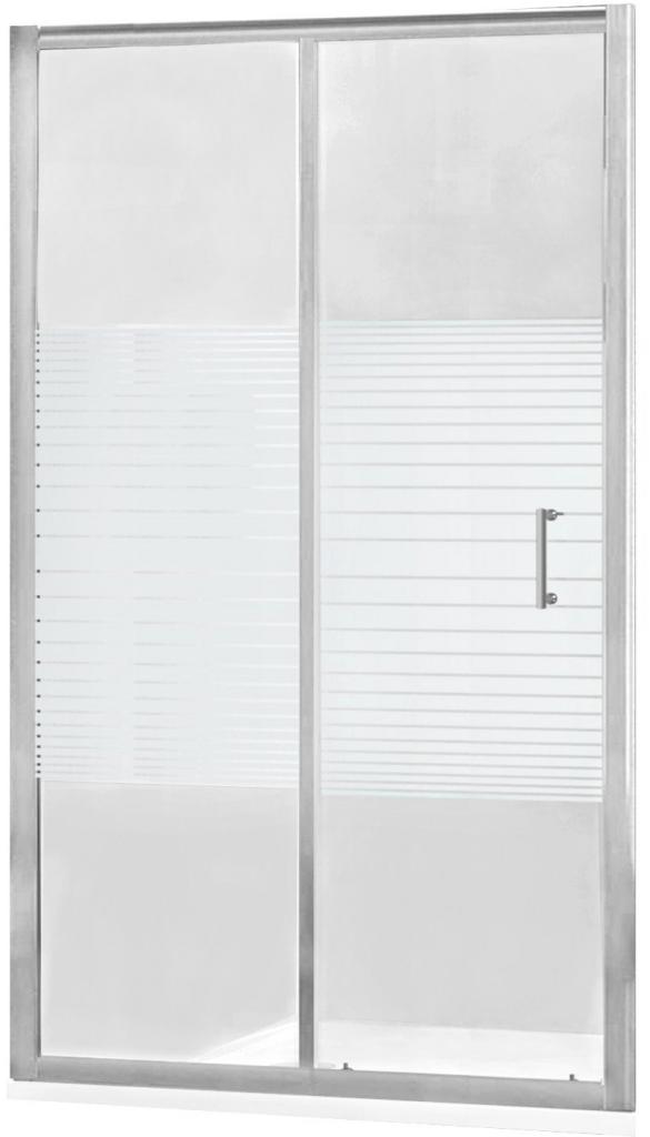 MEXEN Apia posuvné sprchové dveře 90 cm dekor, chrom 845-090-000-01-20