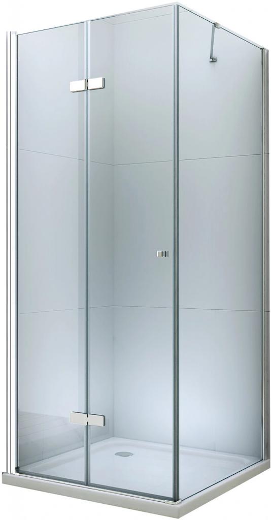 MEXEN/S Lima sprchový kout 70 x 90 cm, transparent, chrom + vanička 856-070-090-01-00-4010