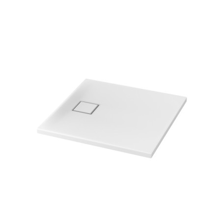 CERSANIT - Sprchov&aacute; vanička čtvercov&aacute; TAKO SLIM 80x4 + sifon VIR (S601-121)