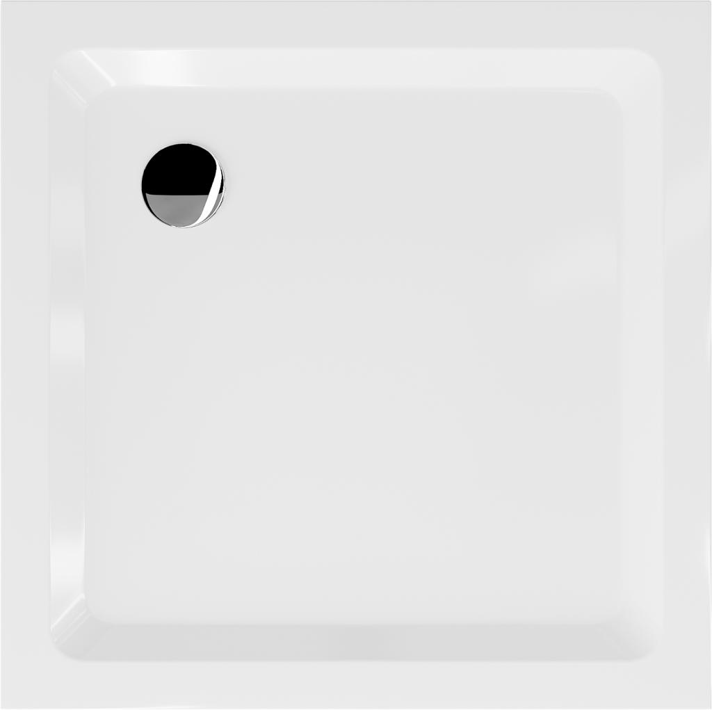MEXEN - Sprchová vanička čtvercová 70x70 cm, bílá (40107070)