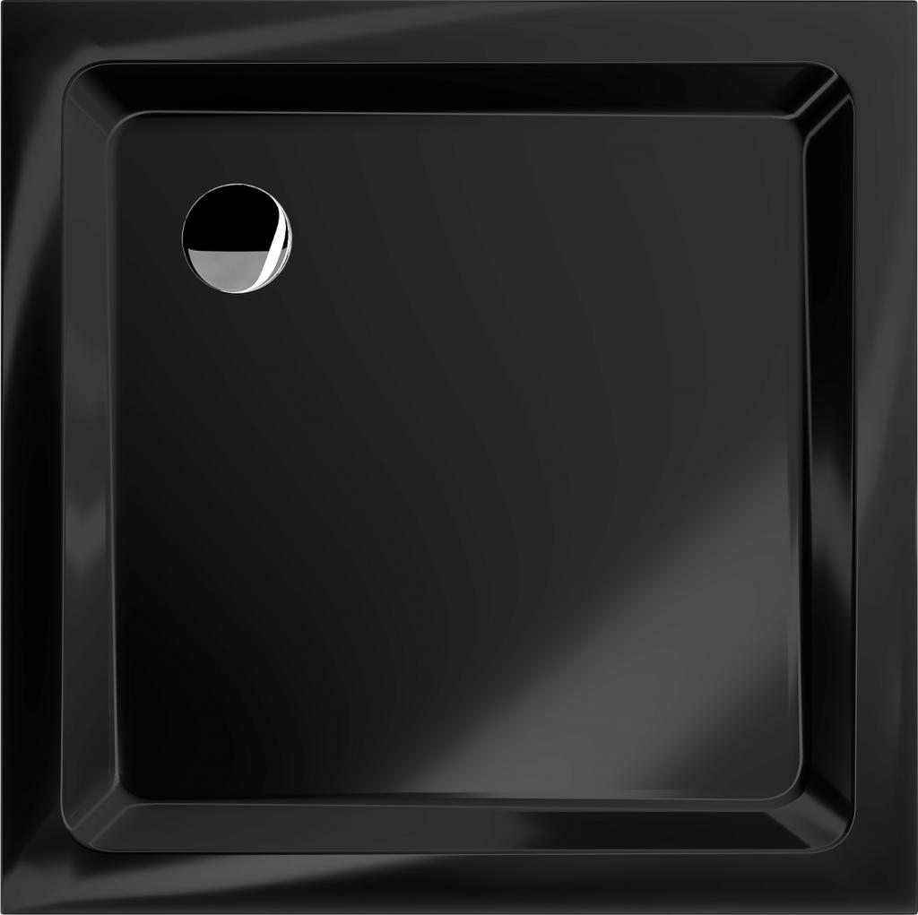 MEXEN - Sprchová vanička čtvercová 80x80 cm černá (40708080)