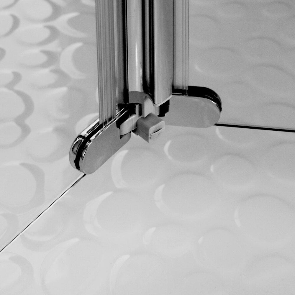 Aquatek - Master B6 100 Sprchové dveře do niky-zalamovací dvoudílné 96-100 cm, výplň sklo - čiré (MASTERB6100-06)