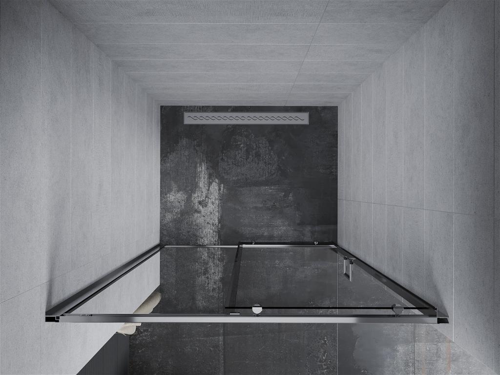 MEXEN - Apia posuvné sprchové dveře 135 cm, transparent, chrom (845-135-000-01-00)