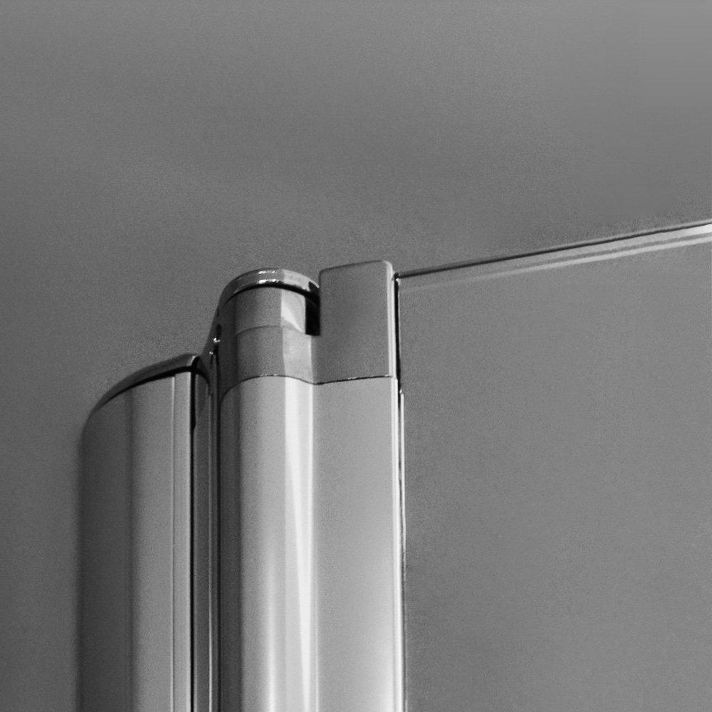 Aquatek - Glass B7 120 CHROM Sprchové dveře do niky 117 - 121 cm (GlassB7120)