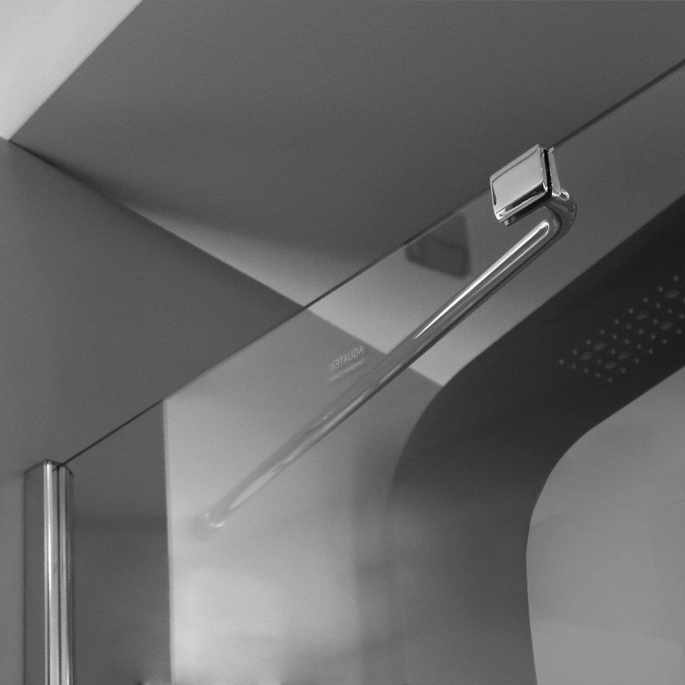 Aquatek - Glass B7 135 CHROM Sprchové dveře do niky 132 - 136 cm (GlassB7135)