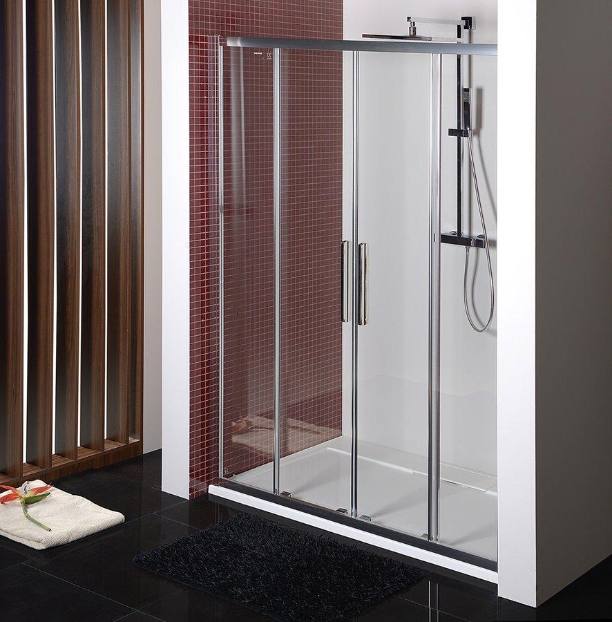 POLYSAN LUCIS LINE sprchové dveře 1600mm, čiré sklo DL4315