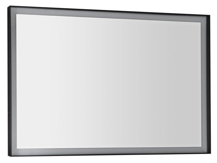 SAPHO SORT LED podsvícené zrcadlo 100x70cm, černá mat ST100