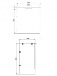 CERSANIT - Vestavná skříňka na pračku s dveřmi CITY, bílá DSM  (S584-027-DSM), fotografie 8/7