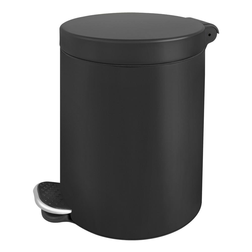 HOPA Pedálový odpadkový koš 5l, kov, černá barva KD02031788