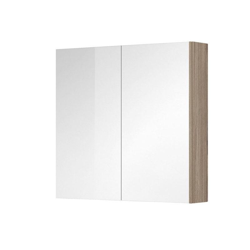 MEREO Aira, koupelnová galerka 80 cm, zrcadlová skříňka, dub Kronberg CN717GD