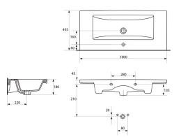 CERSANIT - SET C147 TIRSO 100 KA&Scaron;M&Iacute;R MAT DSM (skř&iacute;ňka + umyvadlo)  (S801-548), fotografie 12/6