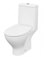 CERSANIT - WC KOMBI MODUO 651  011 3/5 CLEAN ON, SEDÁTKO  SLIM DUROPLAST-SOFT CLOSE (K116-003), fotografie 2/2